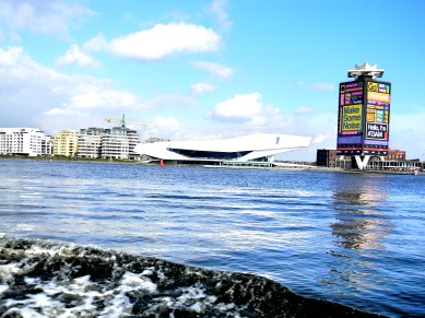 View of the Eye Film Institute from the Canal cruise