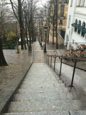 Steps leading to Sacre Coeur