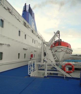 On the DFDS Seaway Ferry