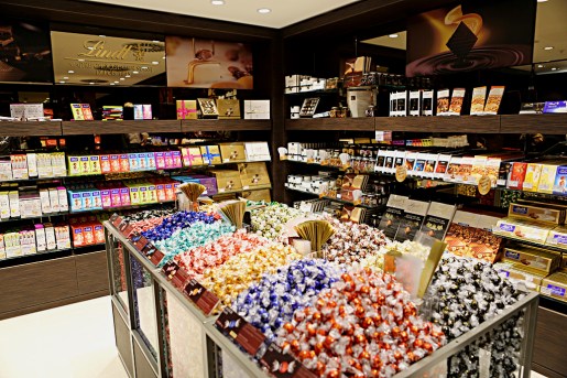 Lindor shop, Jungfrau, Switzerland