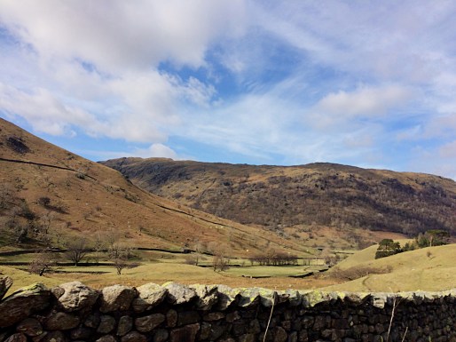 Mountains around Ullswater, Lake District 