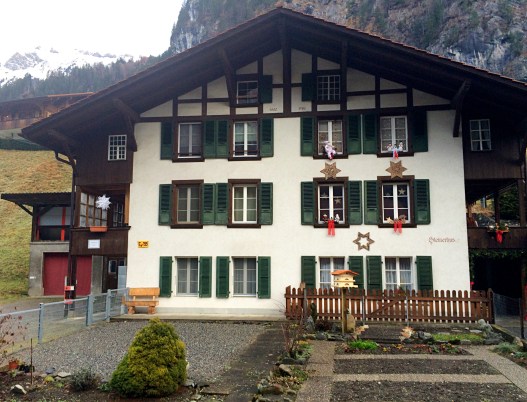 Swiss house, Lauterbrunnen, Switzerland