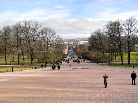View from The Royal Palace/ Kongehuset, Oslo