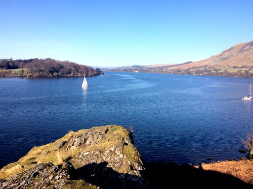 View walking to Howtown, Lake District