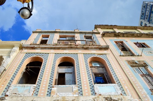 Building along Malecon, Havana, Cuba 