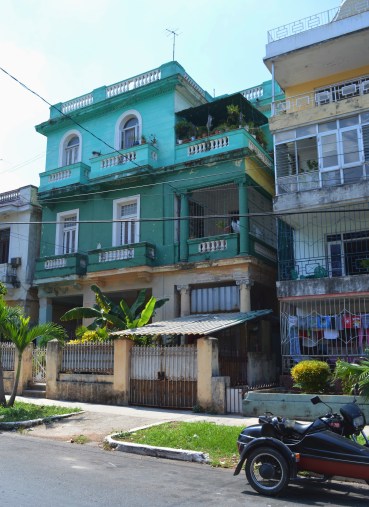 Houses in Vedado, Havana, Cuba 