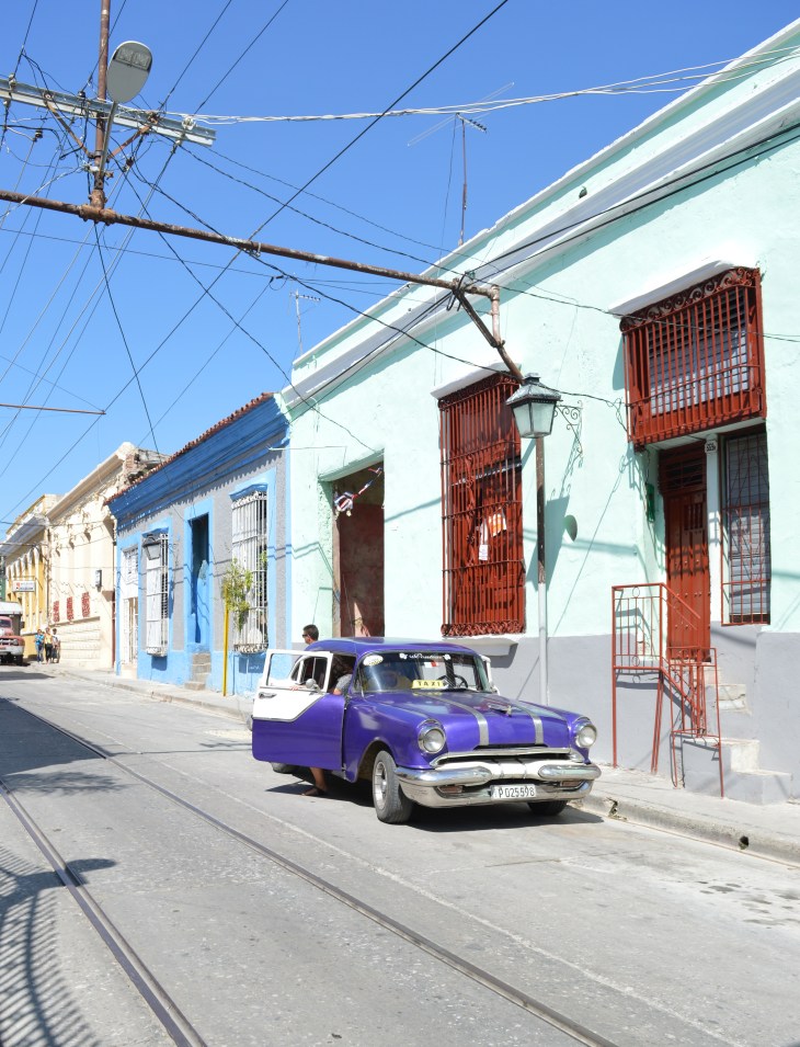 Classic car on the street of Santiago de Cuba, Cuba.jpg