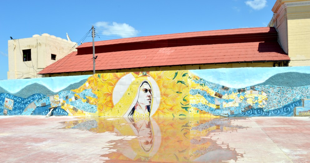 Mural of Virgen de Regla at Malecon, Santiago de Cuba, Cuba.jpg