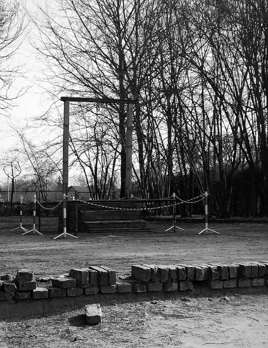 Death place or Rudolf Hoss, Auschwitz, Poland