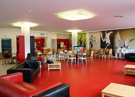 Inside Abigail's Hostel, Dublin, Ireland