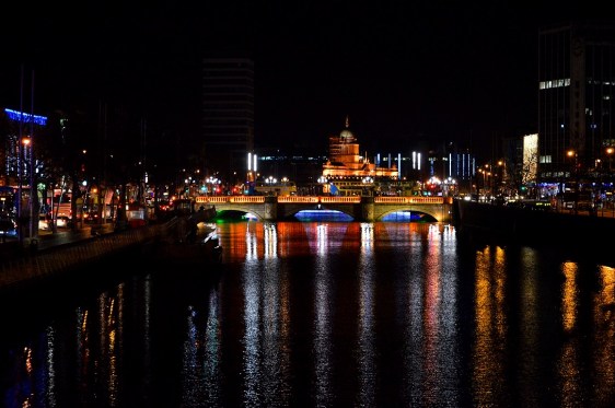 The River Liffy, Dublin, Ireland