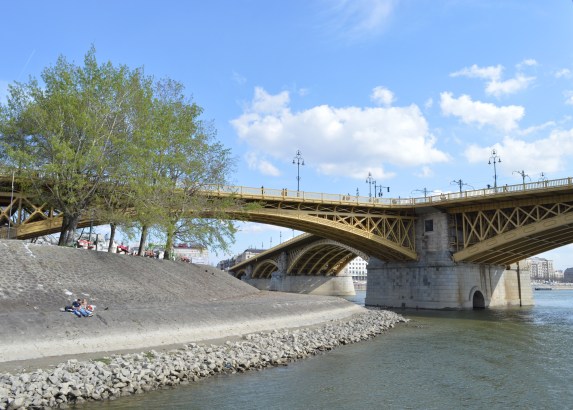 View from the River Danube, Budapest, Hungary