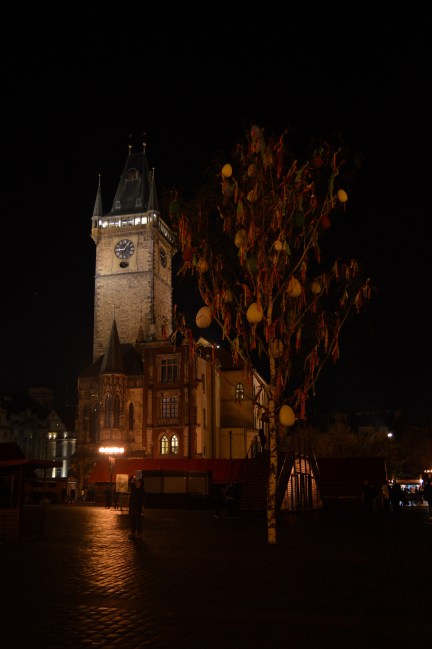 Old Town Square, Prague at Night, Czech Republic