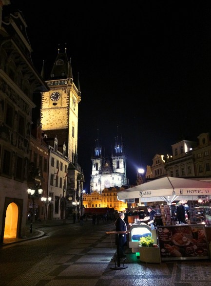 Old Town Square, Prague at Night, Czech Republic