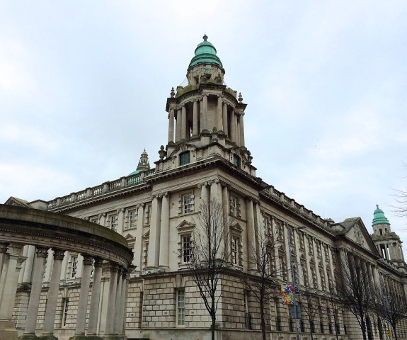 Part of Belfaast Town Hall, Northern Ireland