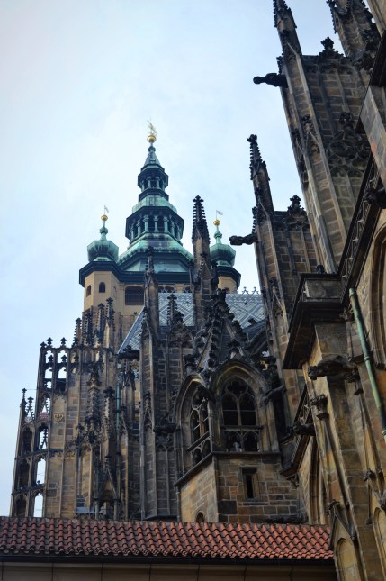 Part of Wenceslas Cathedral, Prague, Czech Republic