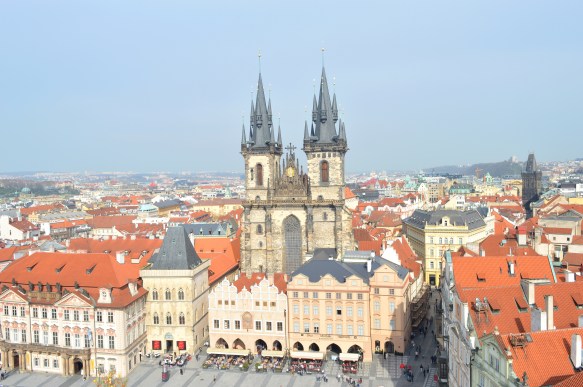 View from Old Town Hall Tower, Prague, Czech Republic