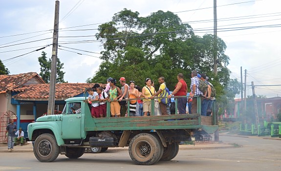 Cubans Communting, Vinales, Cuba