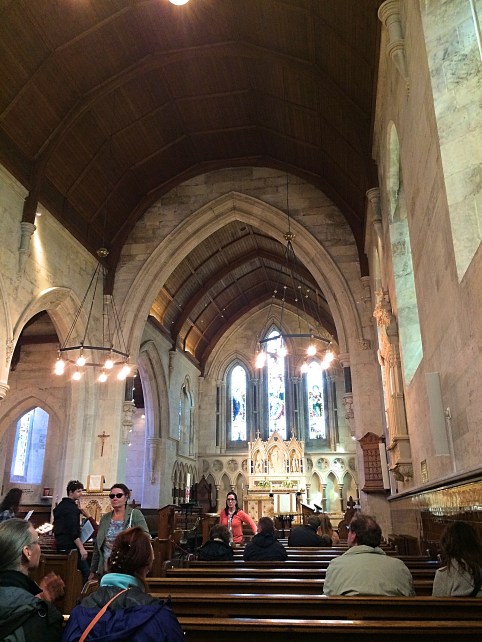 Inside St Alban's Church, Copenhagen, Denmark