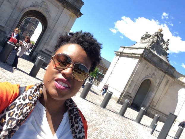 Me at Christiansborg Palace, Copenhagen, Denmark