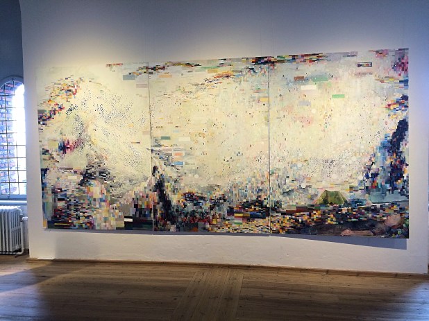 Some Art in The Round Tower Gallery, Copenhagen, Denmark