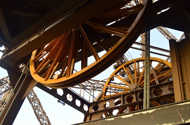 Up Close of The Eiffel Tower, Paris, France