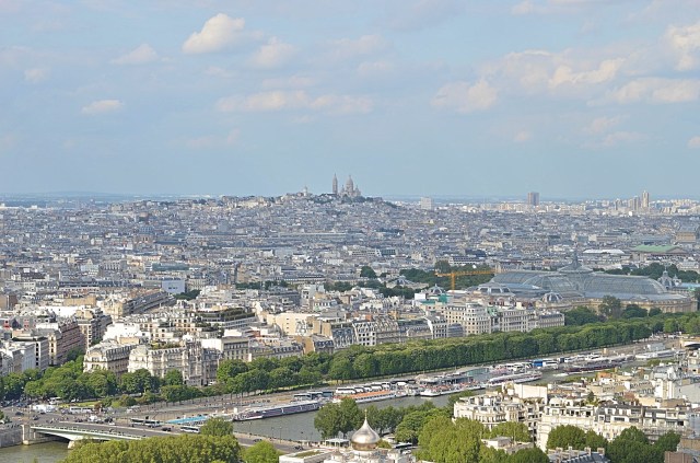 View from Eiffel Tower, Paris, France