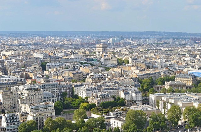 View from Eiffel Tower, Paris, France
