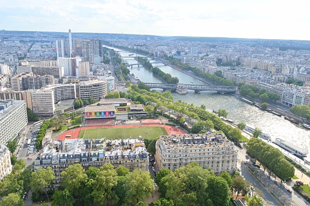 View from Eiffel Tower, Paris, France