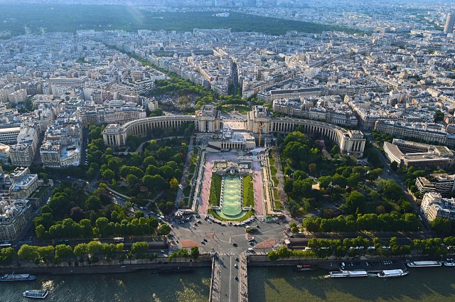 View from Eiffel Tower, Paris, France