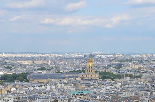View from Eiffel Tower, Paris, France 