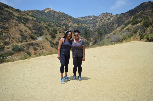 My Sister and I at Runyon Canyon Park, Los Angeles, USA