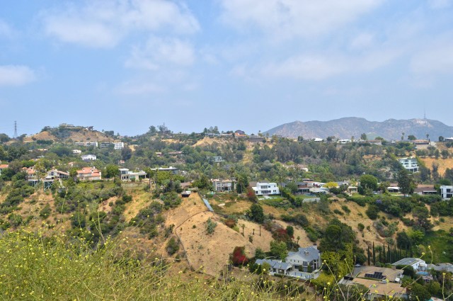 View from Runyon Canyon Park, Los Angeles, USA
